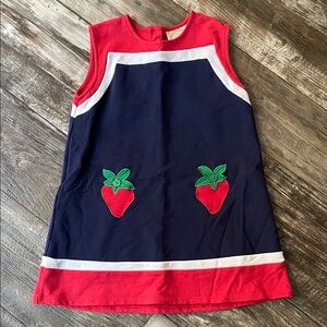 The Beaufort Bonnet Company Red and Navy Dress